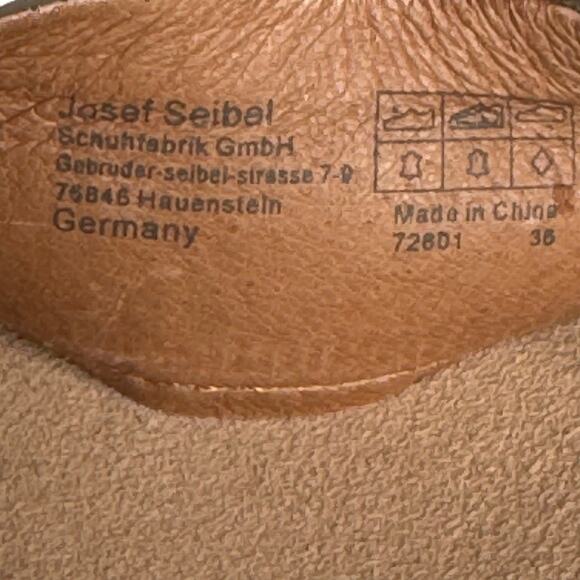 Josef Seibel Clea Platform Sandals - Metallic Silver - Size 36 (US 6.5) - Picture 9 of 10